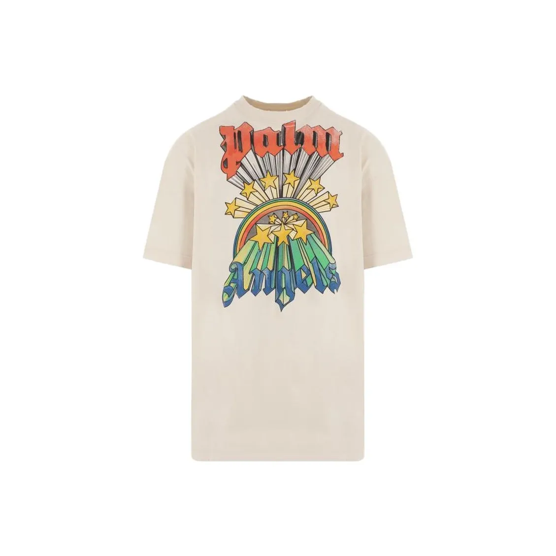 PALM ANGELS Rainbow Stars T Shirt