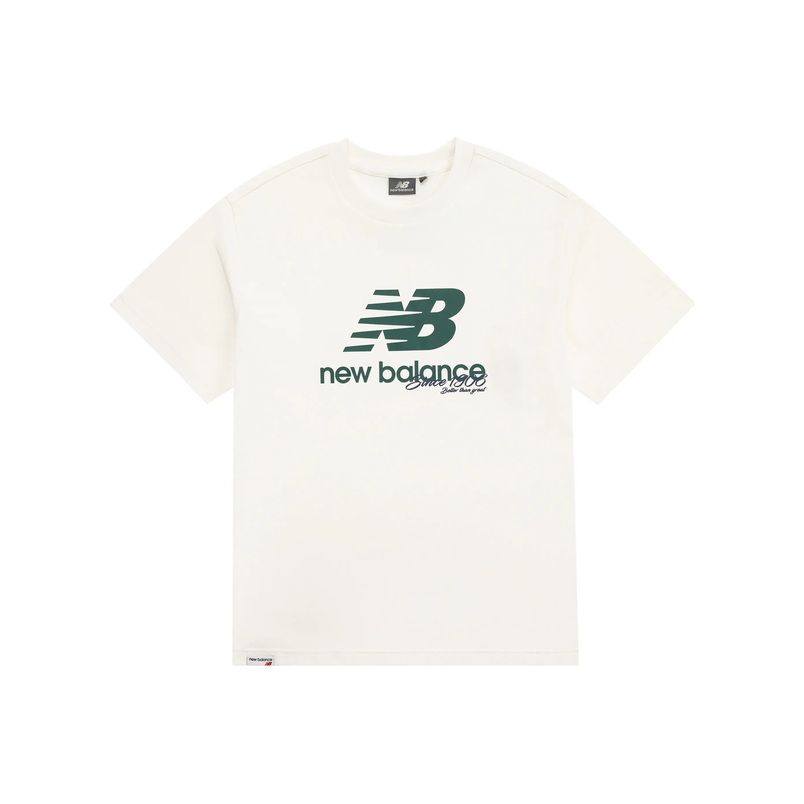 New Balance T Shirt Men's Ivory White