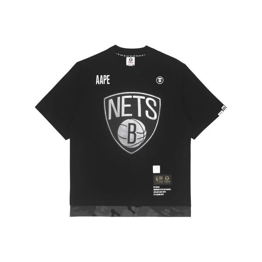 Bape X Nba Style Ape Face Phoenix Suns Basketball Tee