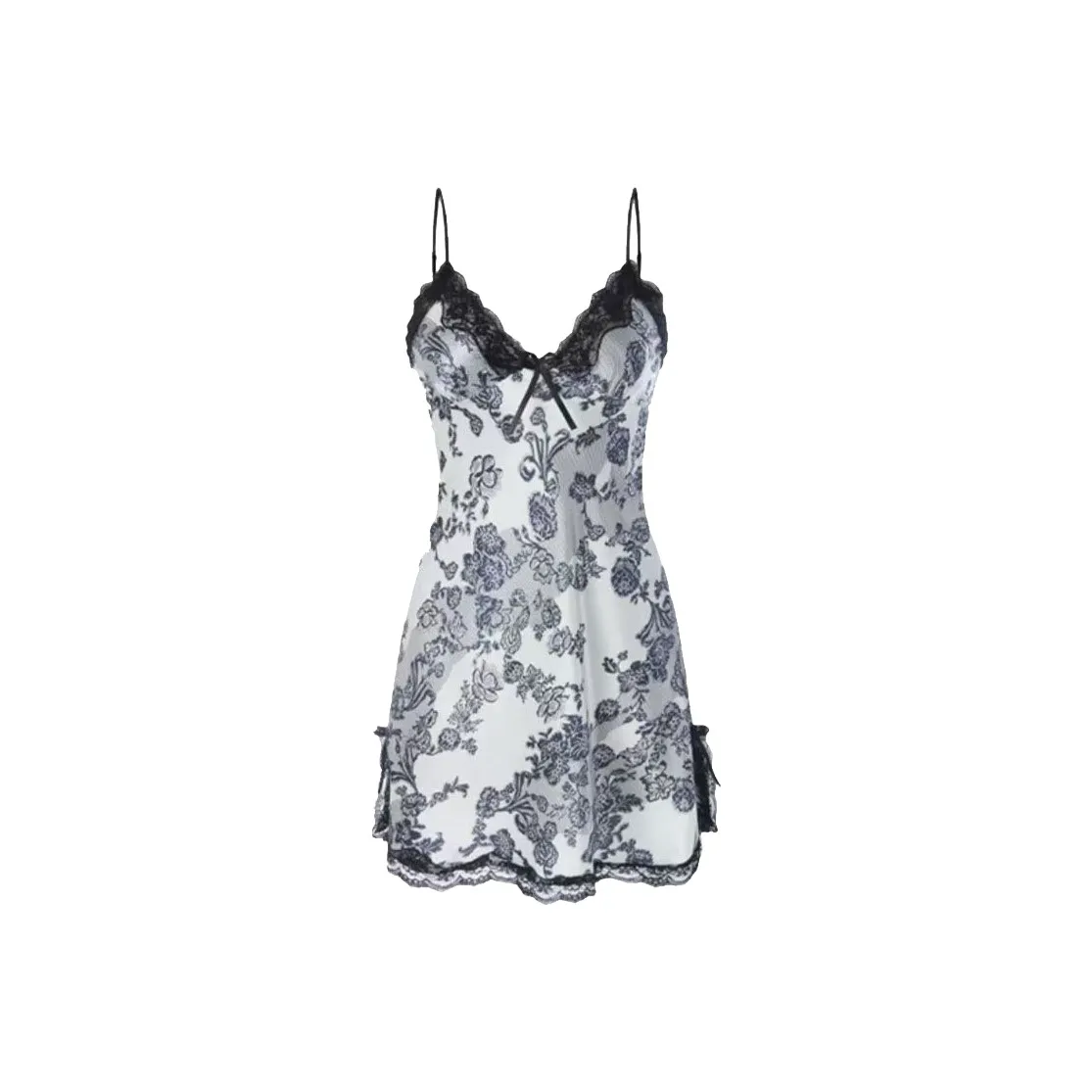 METE WHALE MT Nightgown Women's Blue And White