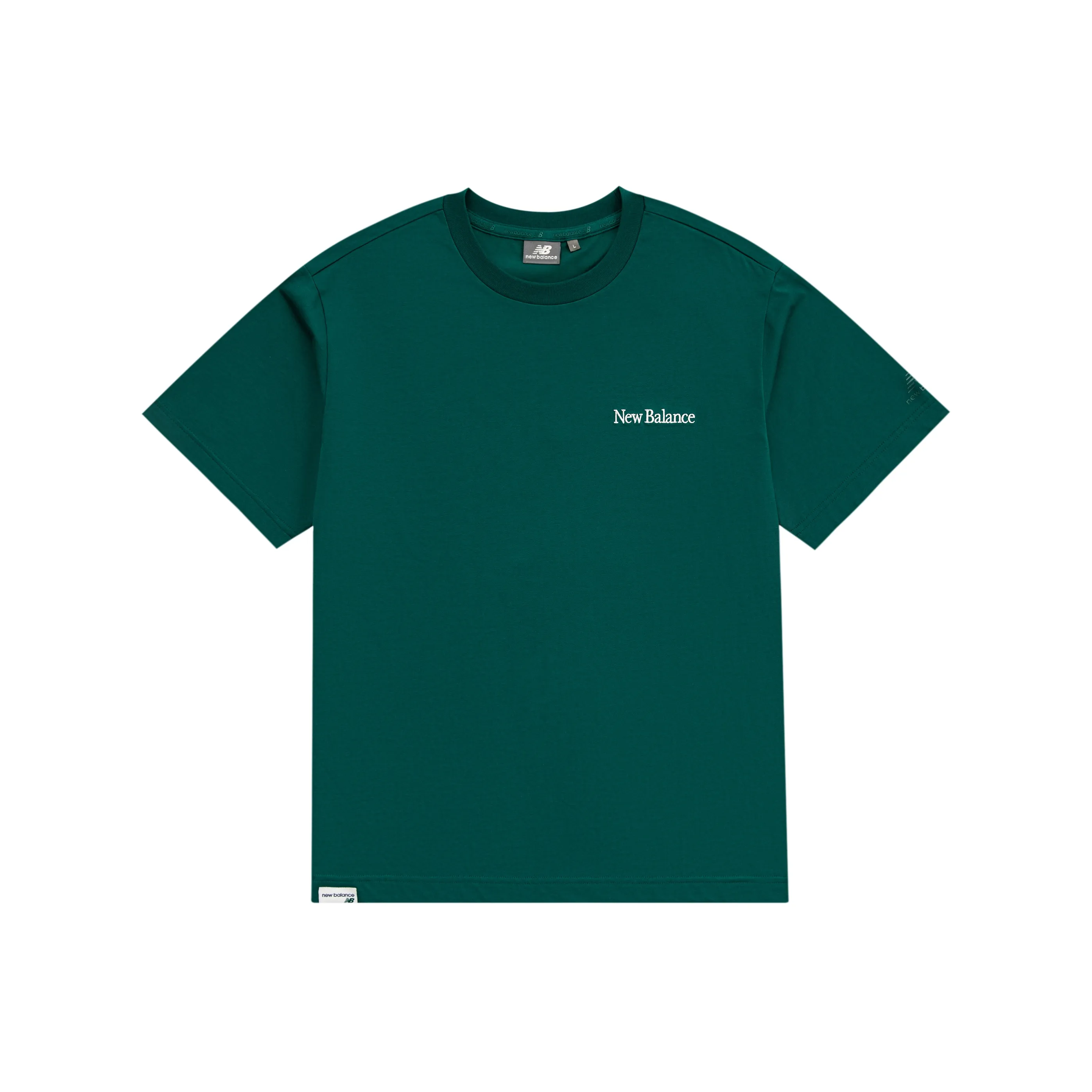 New Balance T-Shirt Мужской Зеленый