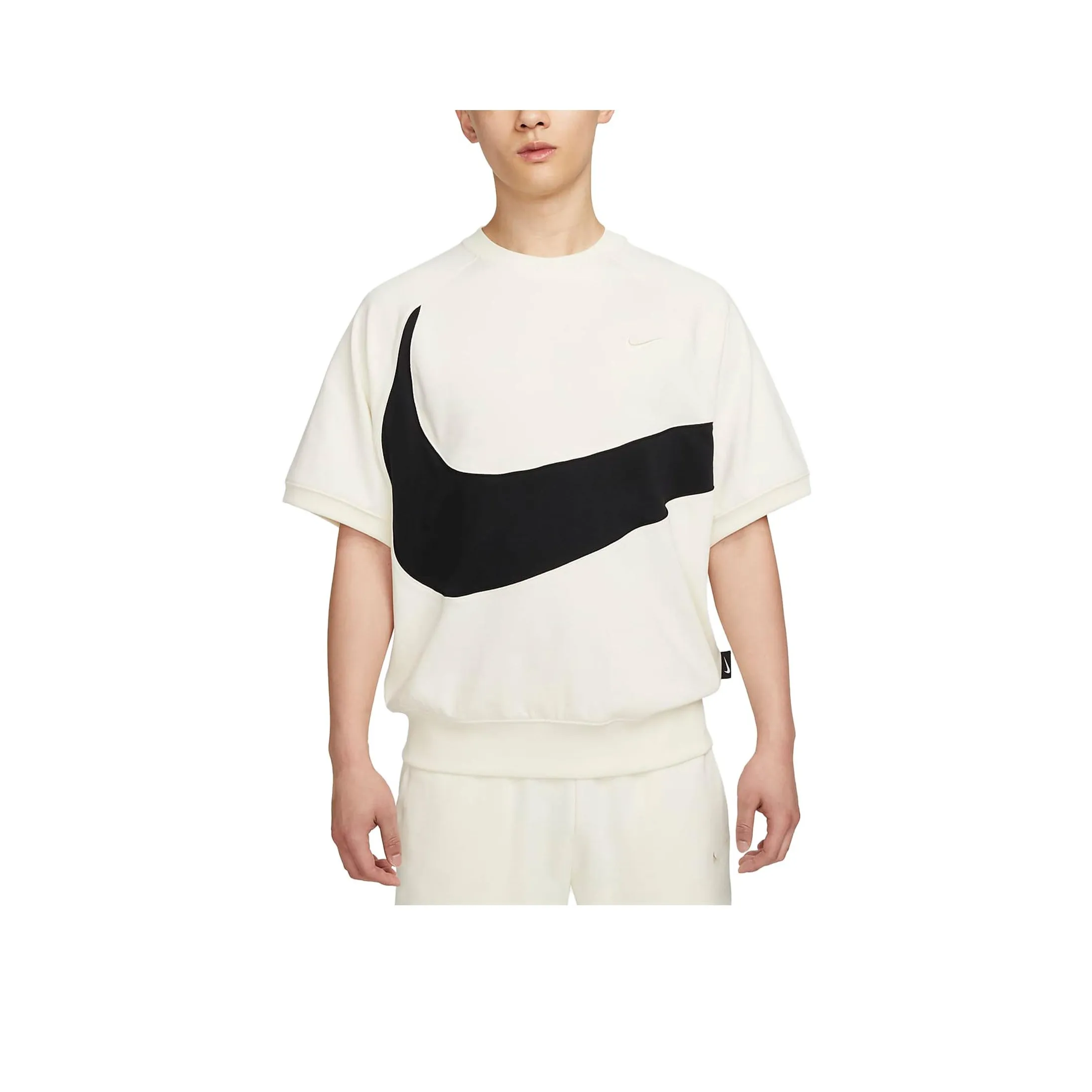 Nike Sportswear Swoosh Big Logo T-shirt Off White