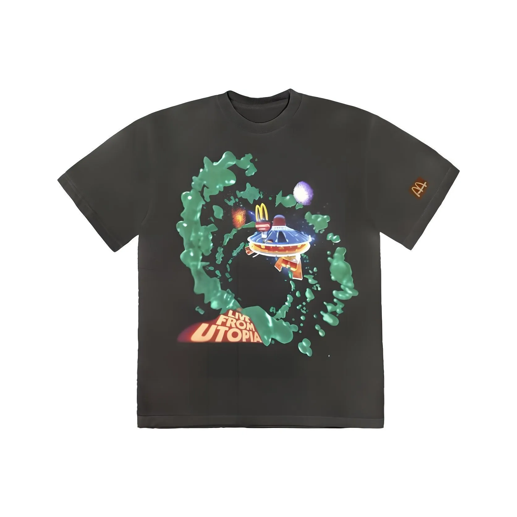 Travis Scott Черные Мужские T-Рубашки