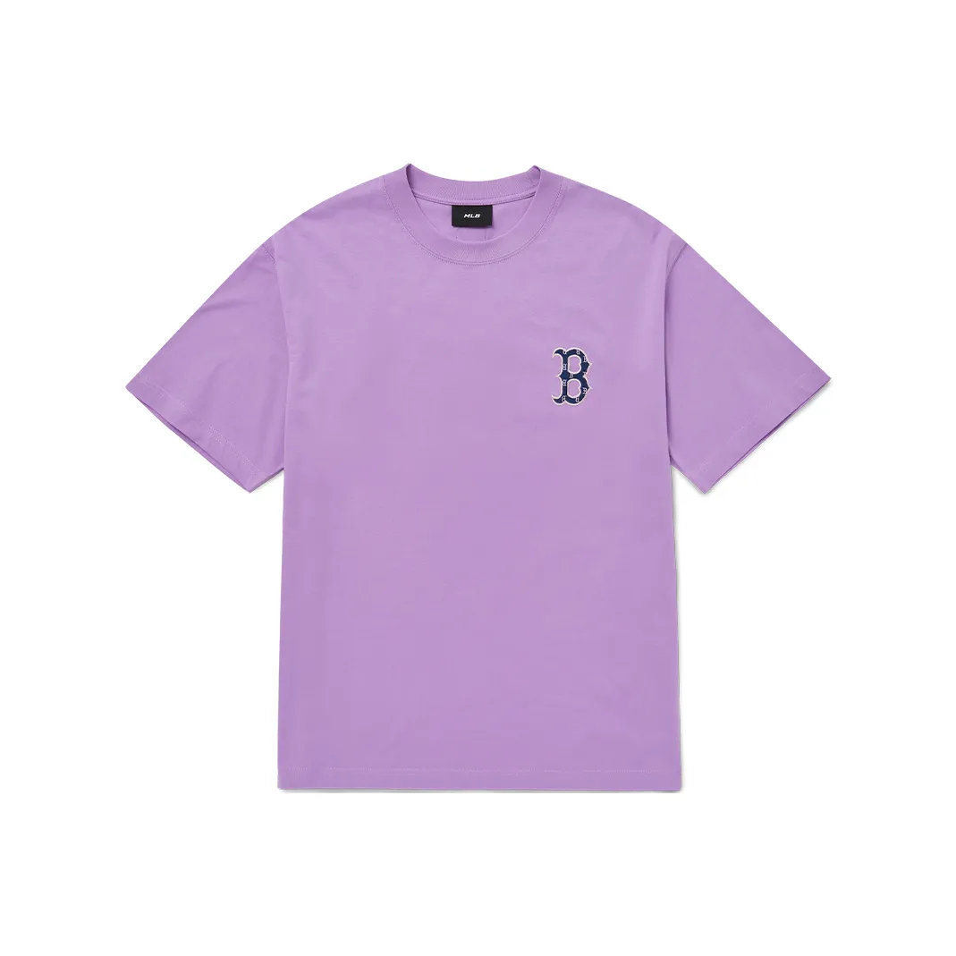 MLB Drop Shoulder Sleeve T-Shirt Unisex Lavender