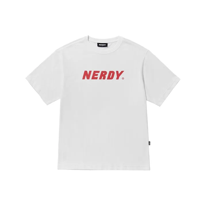 Nerdy Красная Унисекс Футболка