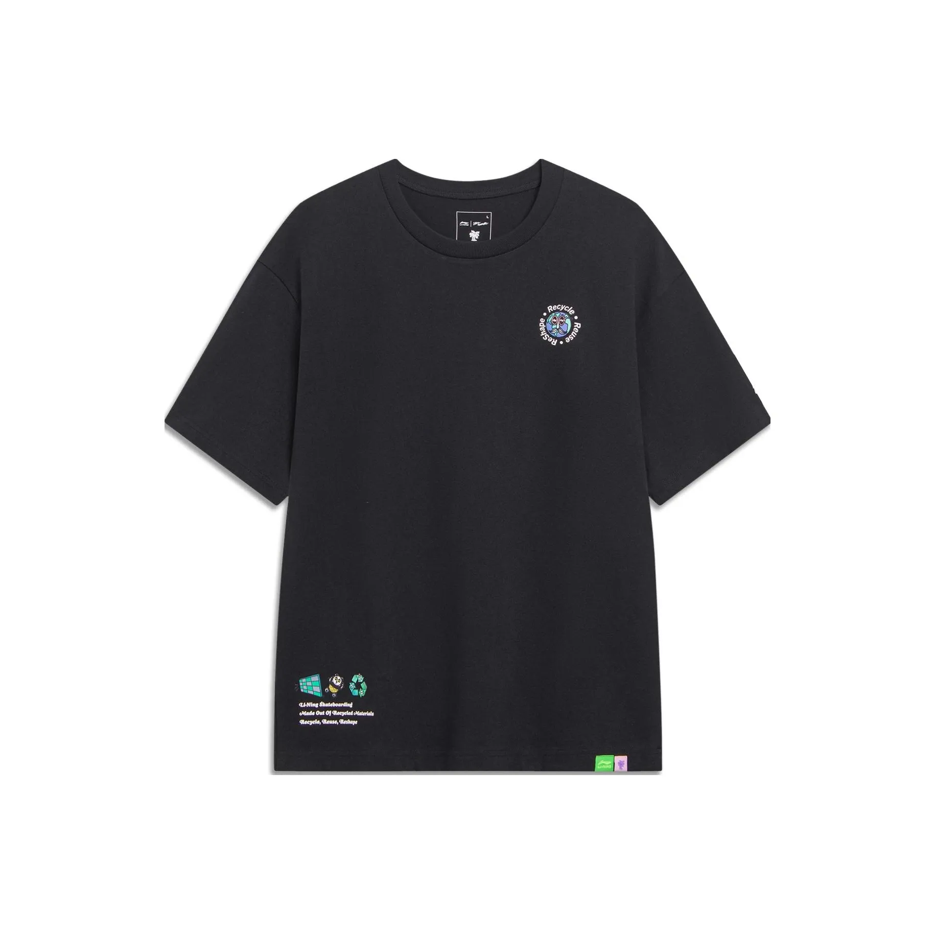 LINING x Steven Harrington Li Ning x Steven Harrington T-Shirt Унисекс Черный