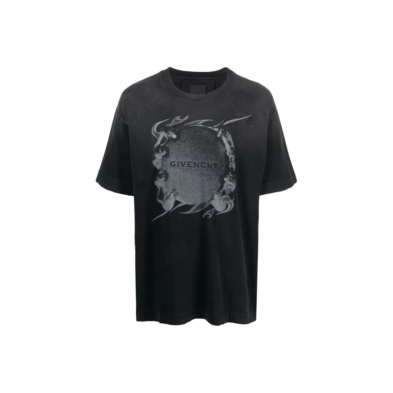 Givenchy Logo Ring Printed Crewneck T Shirt
