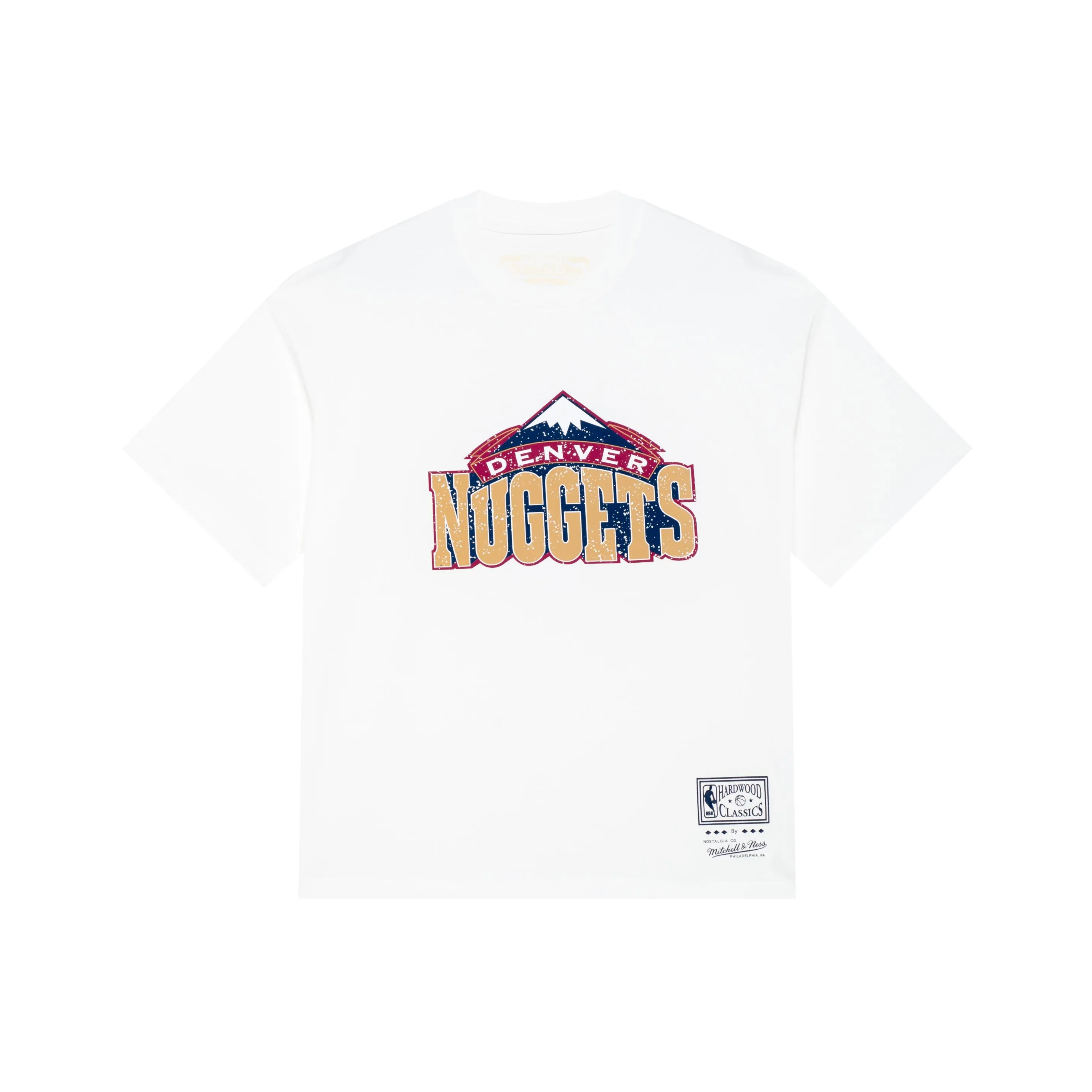 Mitchell & Ness Drop Shoulder Sleeve T Shirt Unisex White Nikola Jokic Murray