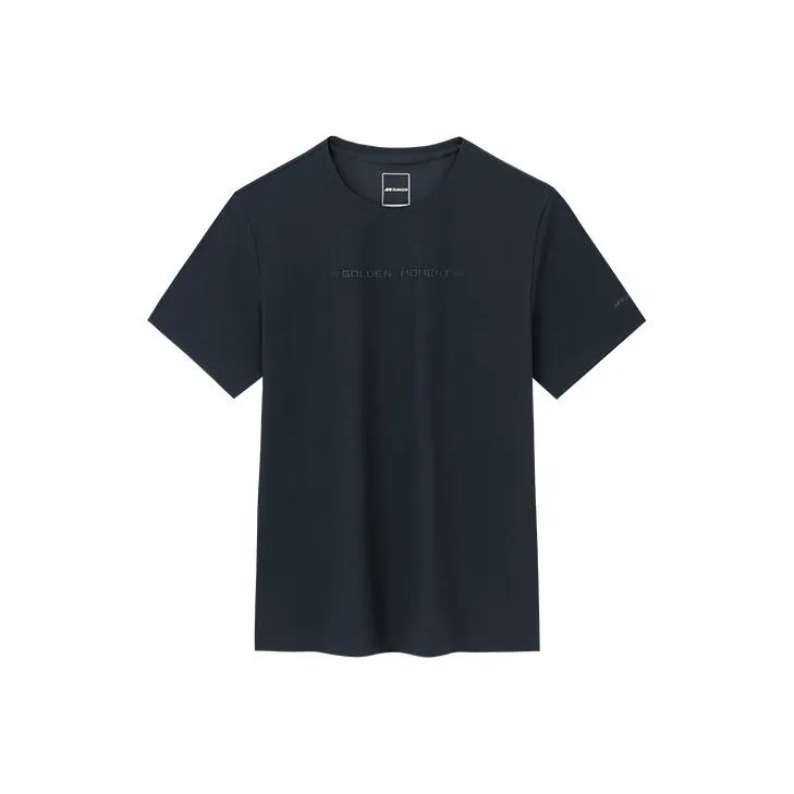 Anta Champion All Weather Series T-Shirt Мужской цвет ночного моря черный