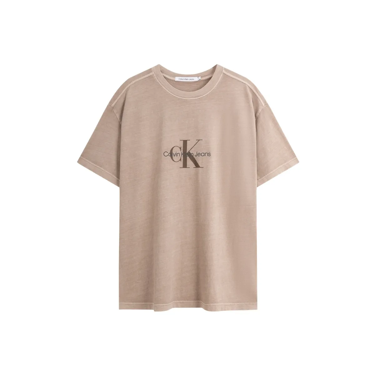 CALVIN KLEIN T Shirt Men's Honey Tea Brown