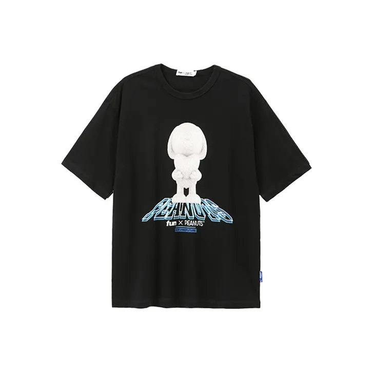 FUN X Snoopy T Shirt Unisex Black
