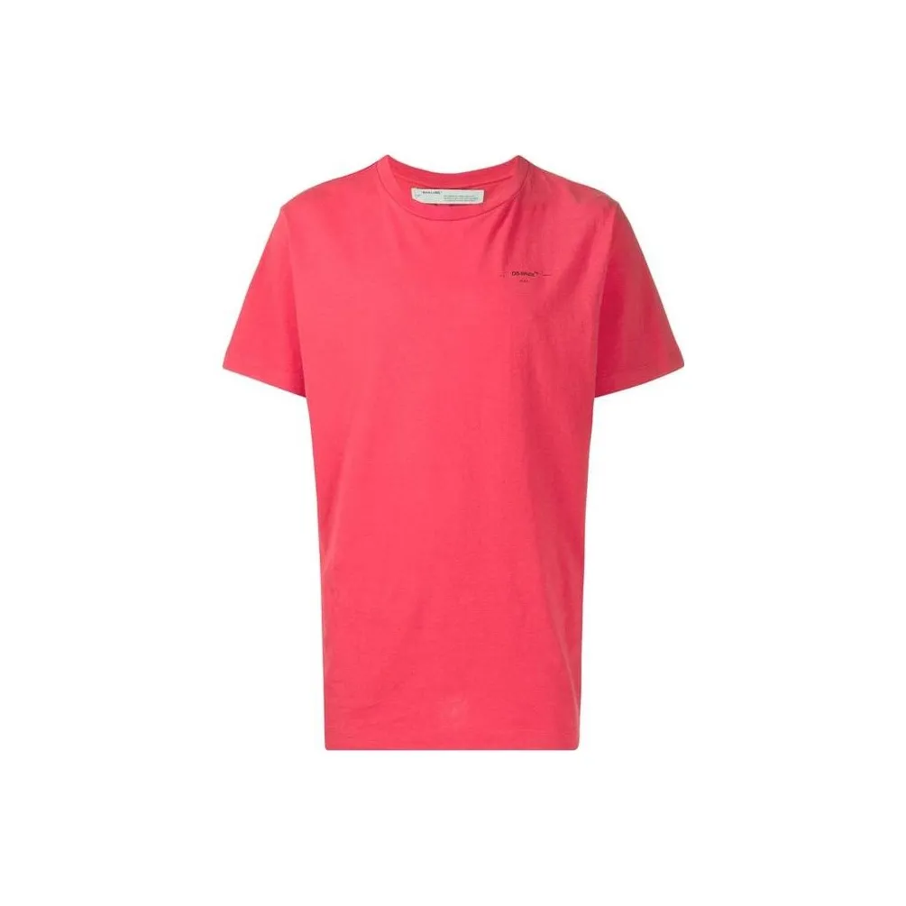 OFF WHITE T Shirts Men's Pink