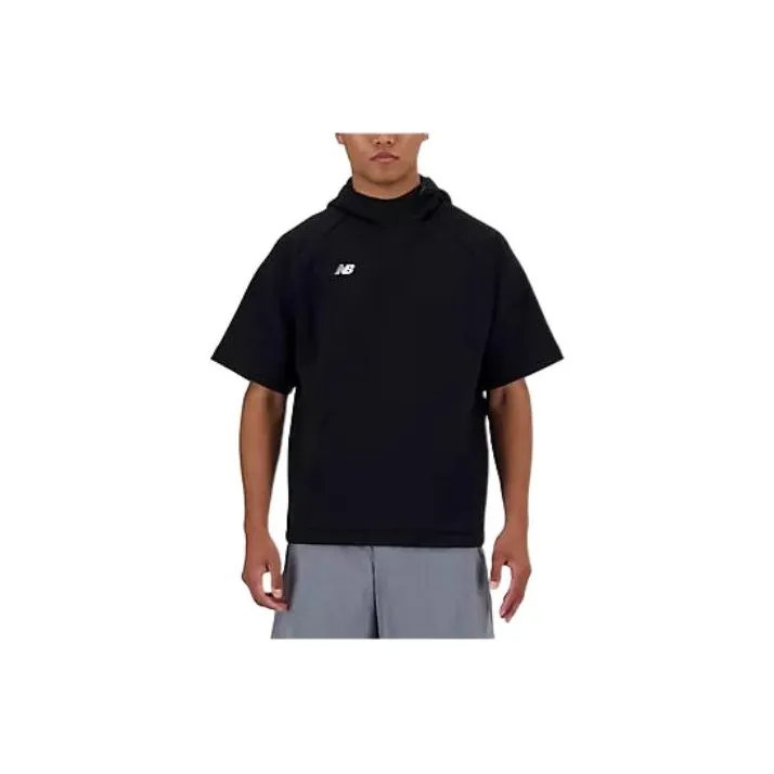 New Balance Fleece BP Hoodie T Shirt Men's Black