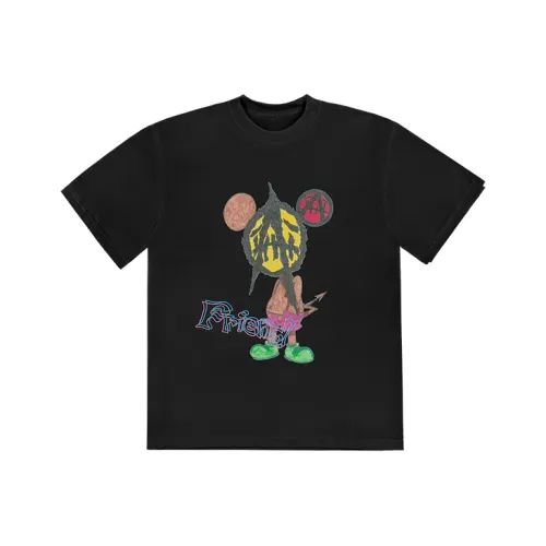 TRAVIS SCOTT Черная унисекс футболка