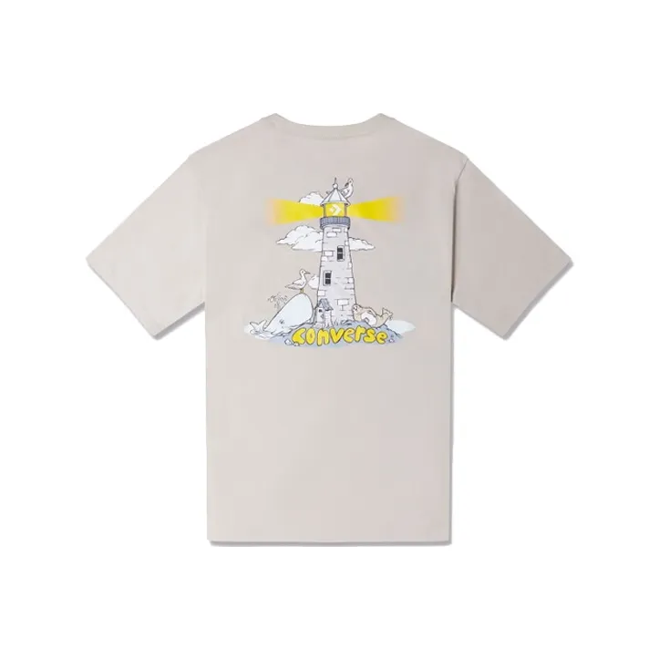 Конверс T Рубашка Мужская Светло-Кофейная