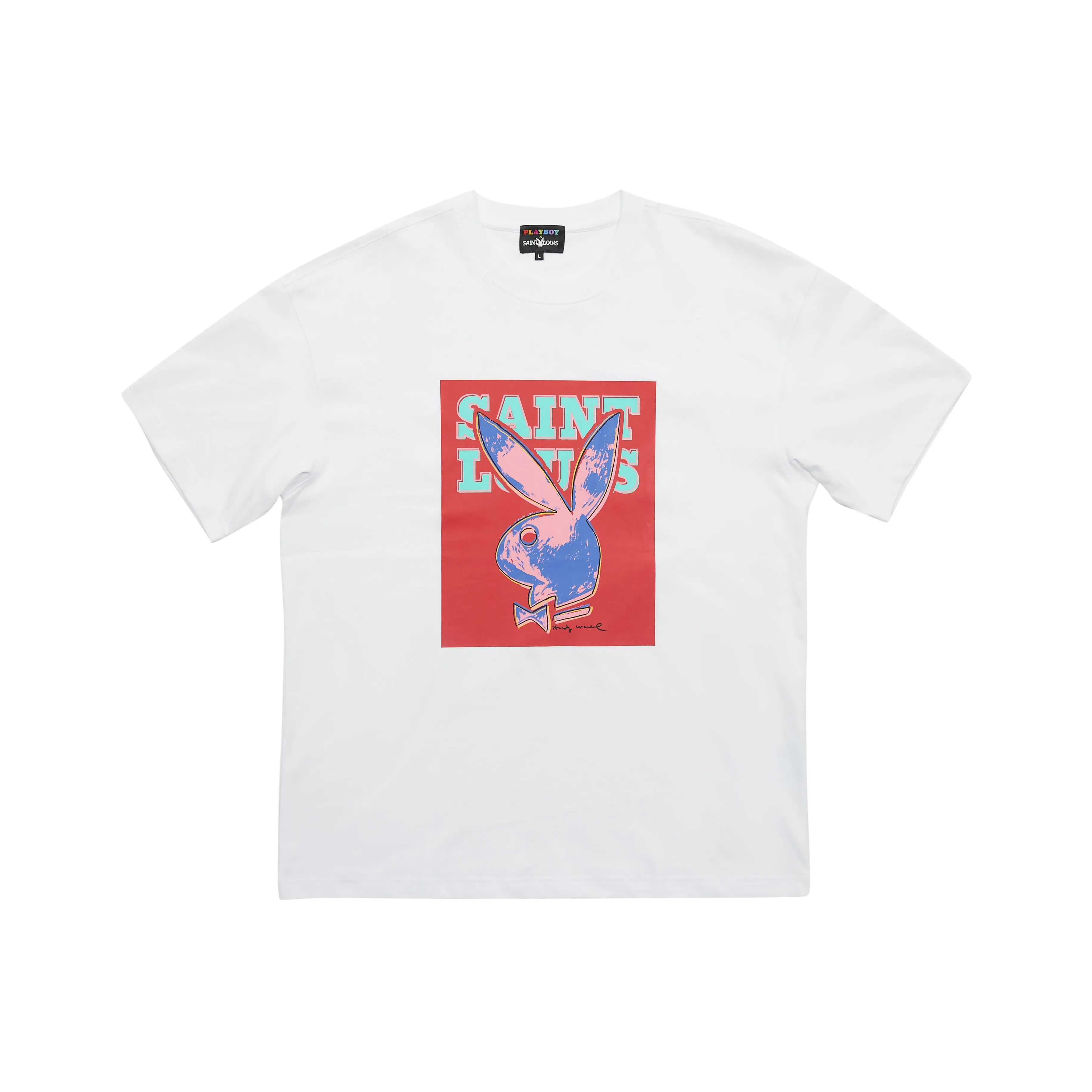 Playboy X SSSAINT LOUIS T-Shirts Unisex White