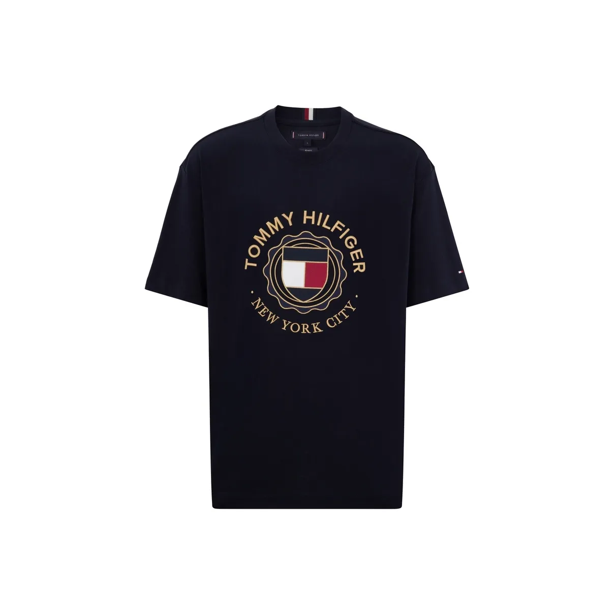 Tommy Hilfiger T Shirts Men's Navy Blue DW5