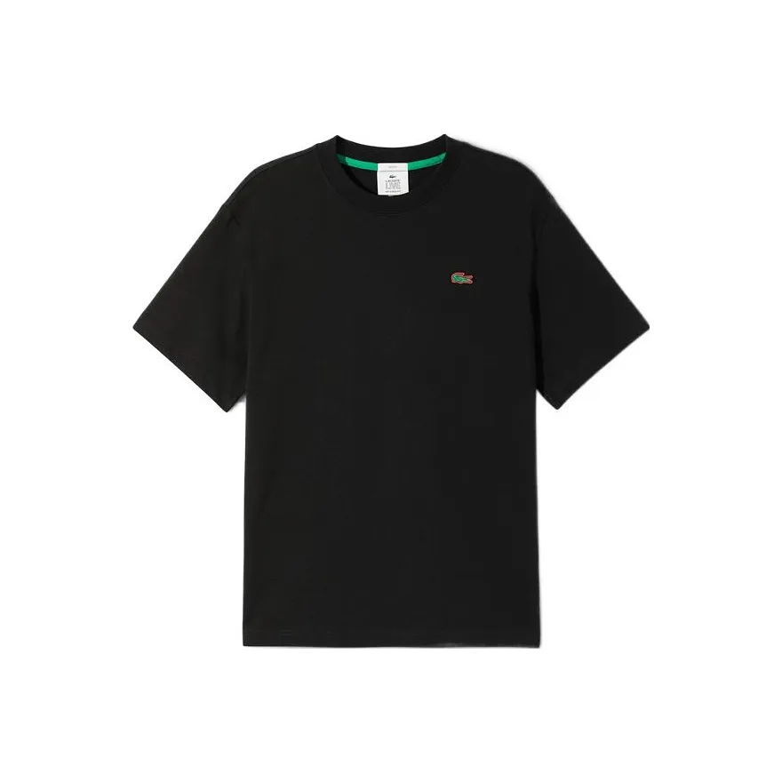 LACOSTE SS22 T Shirt Unisex Black