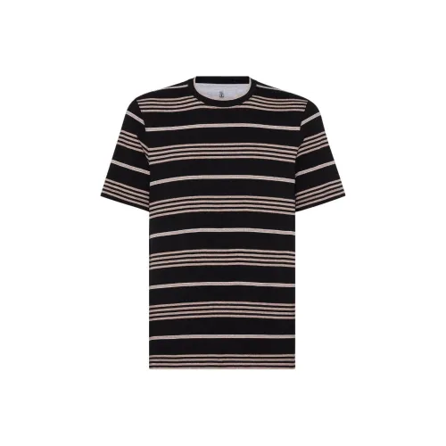 Brunello Cucinelli Черные Мужские Рубашки