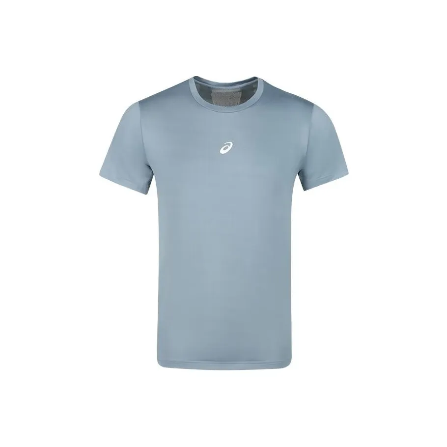 Asics T Shirts Men's Gray Blue