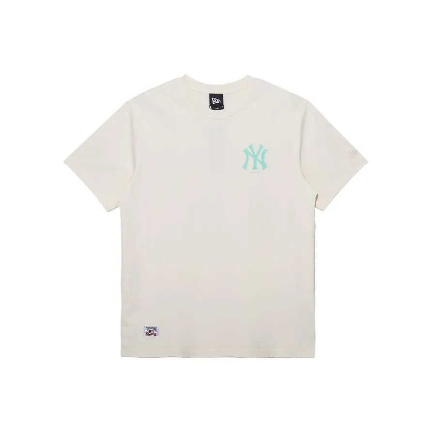 New Era Светло-желтая Унисекс Футболка