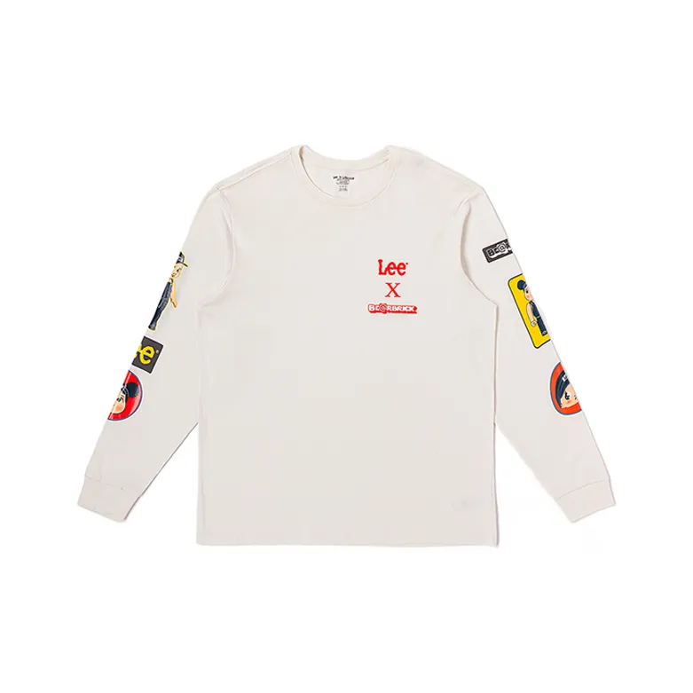 Lee совместный бренд модель Белый Мужская T-рубашка