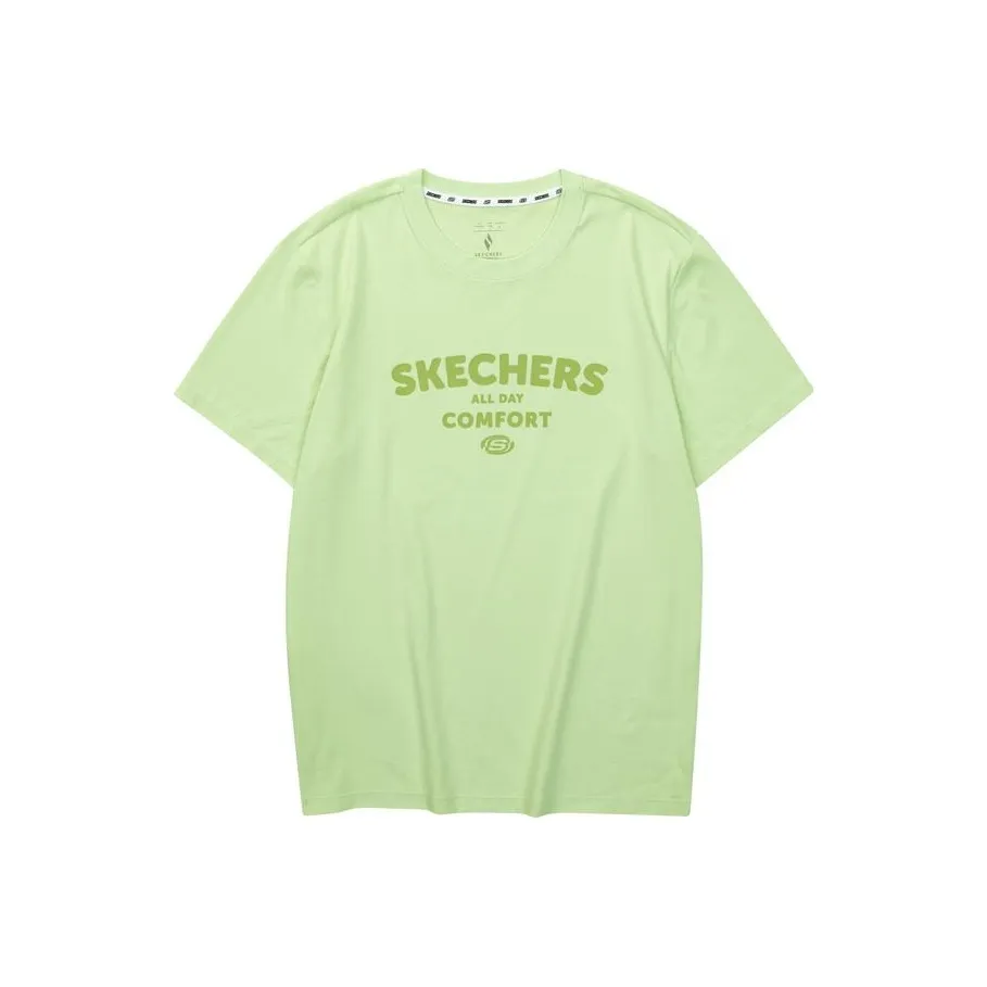 Skechers T-Shirt Unisex Light Green