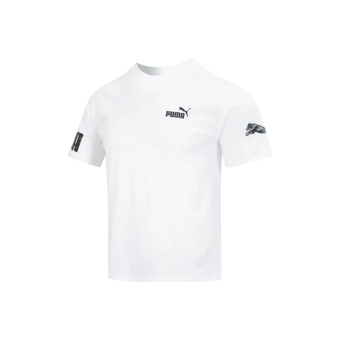 PUMA Set in Sleeve T Shirt Men's White