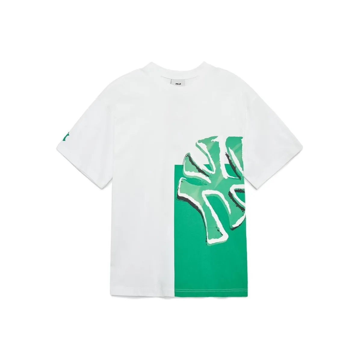 Mlb Base Logo Art Белая Унисекс Футболка