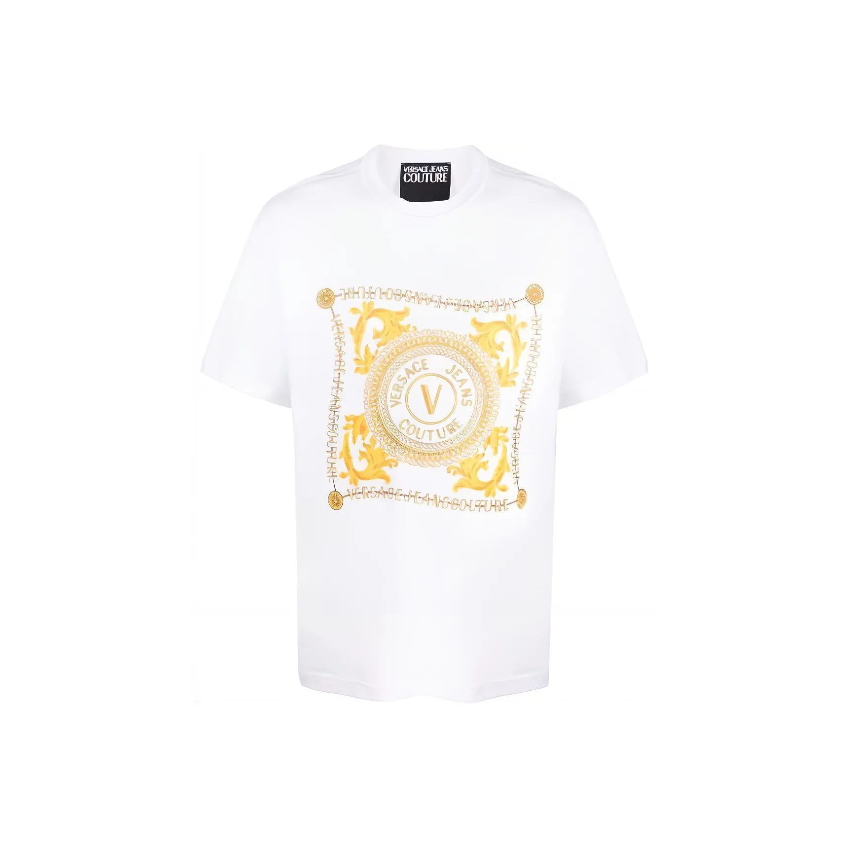 VERSACE JEANS Couture Logo Printed Crewneck T Shirt