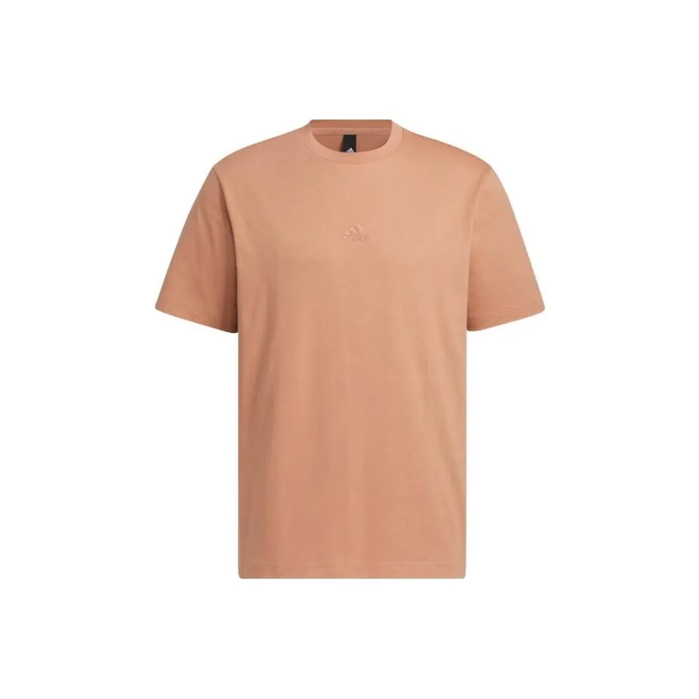 Adidas Drop Shoulder Sleeve T-Shirt Men's Tan