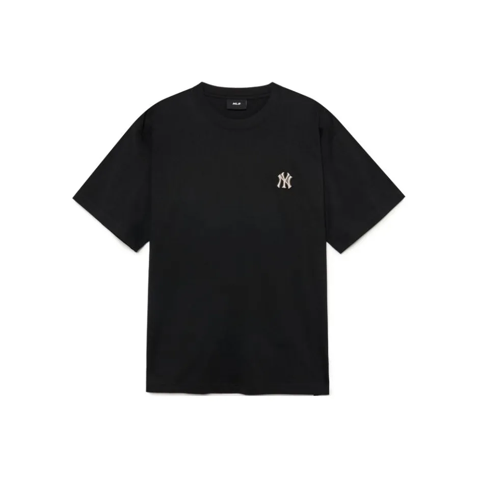 Mlb Base Logo Черная Мужская Футболка