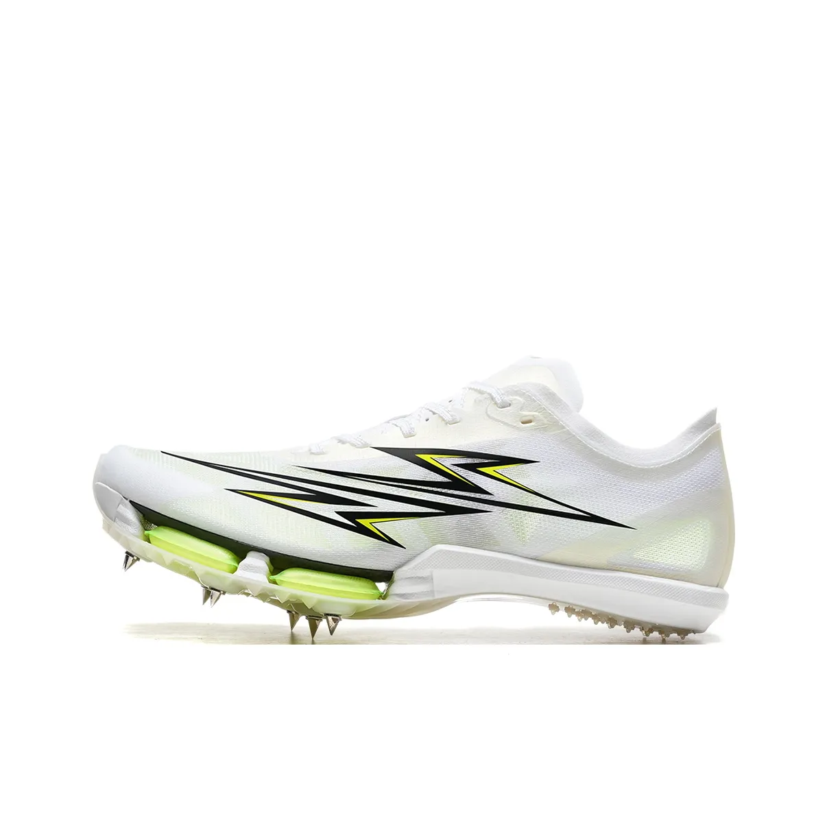 Dynamic Power Cushioning, Slip Resistant, And Abrasion Resistant Low Top Running Shoes Unisex White Green