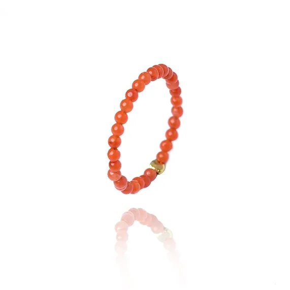 Tokai Family South Red Agate Rings Unisex