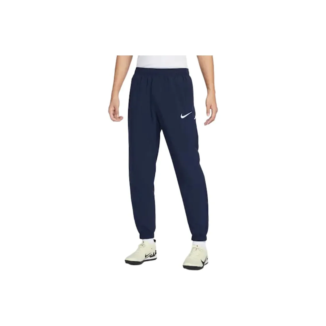 Nike Dri Fit Knitted Sweatpants Men Dark Navy Blue