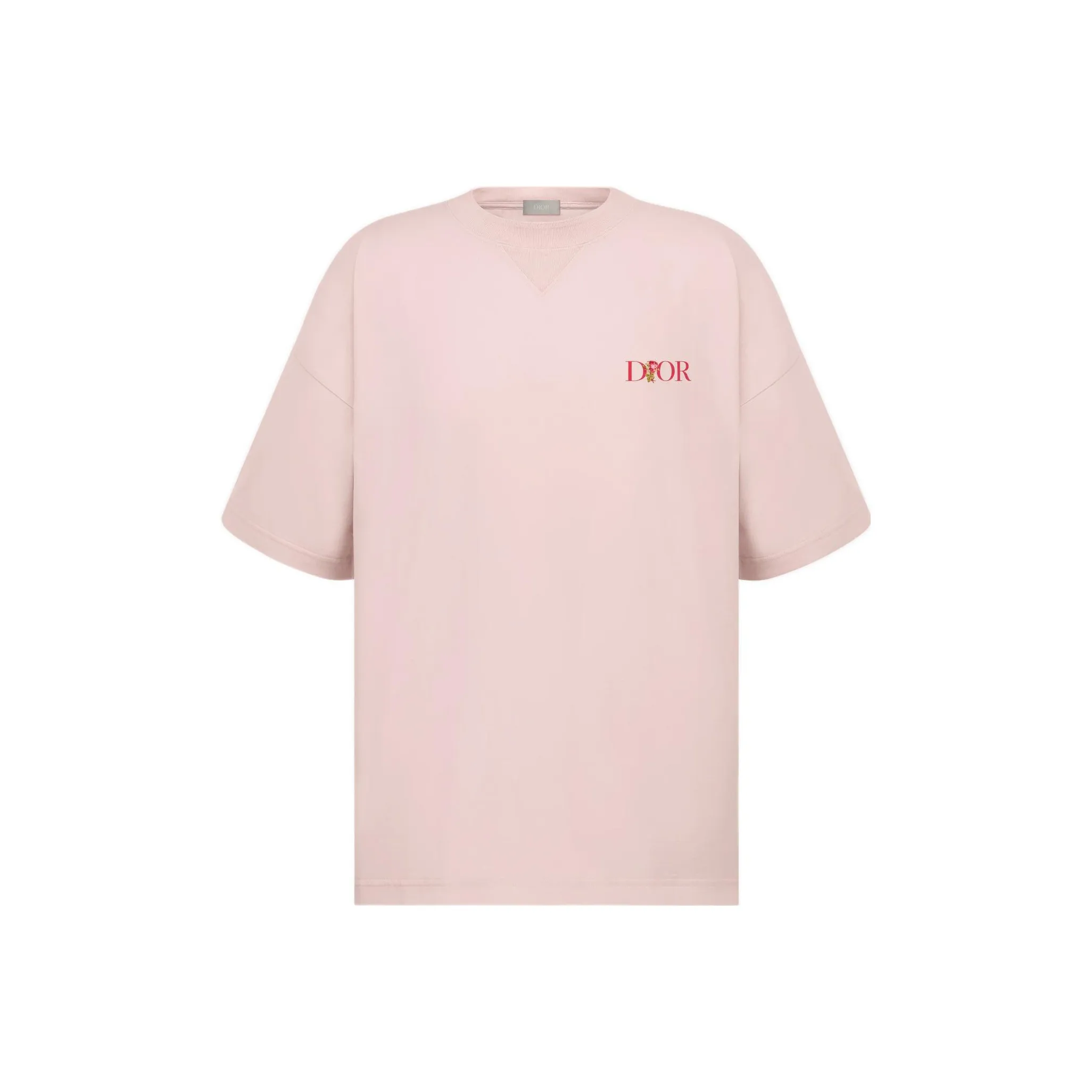 DIOR DIOR New Season Collection DIOR FW22 Qixi Festival Collection T Shirt Men's Pink