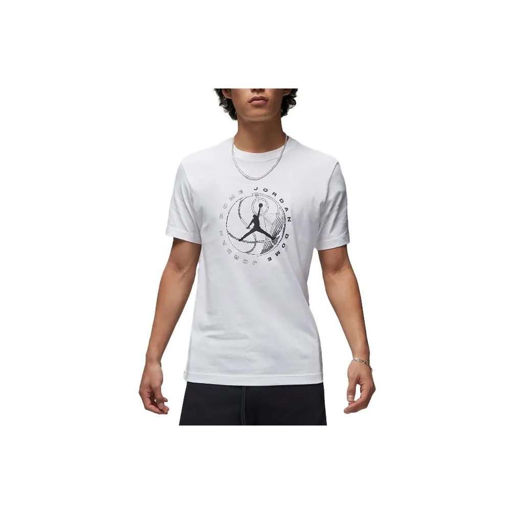 Джордан Белый Мужская Футболка