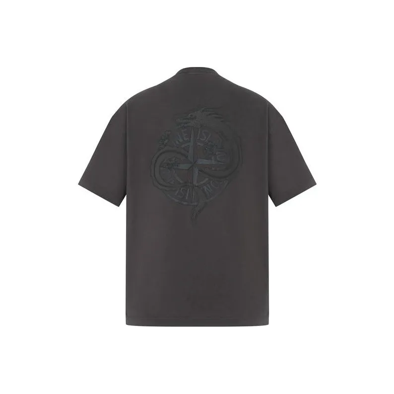 STONE ISLAND SS24 T Shirt Unisex Dark Gray