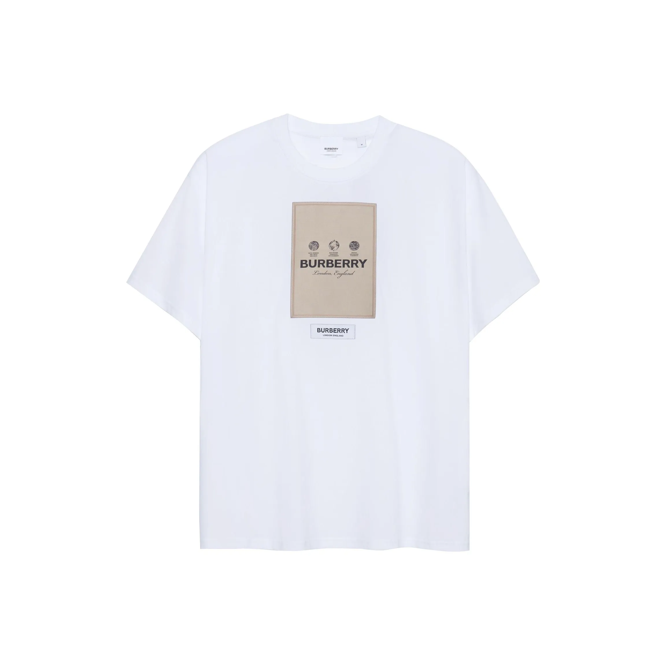 Burberry Белая Мужская T-рубашка