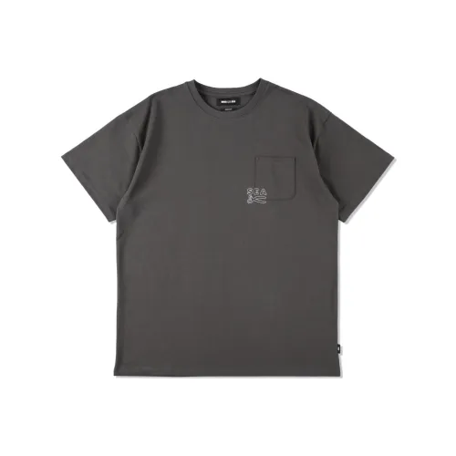 DENHAM × Wind And Sea SS23 Co Branded SERIES Серый Унисекс T Рубашки