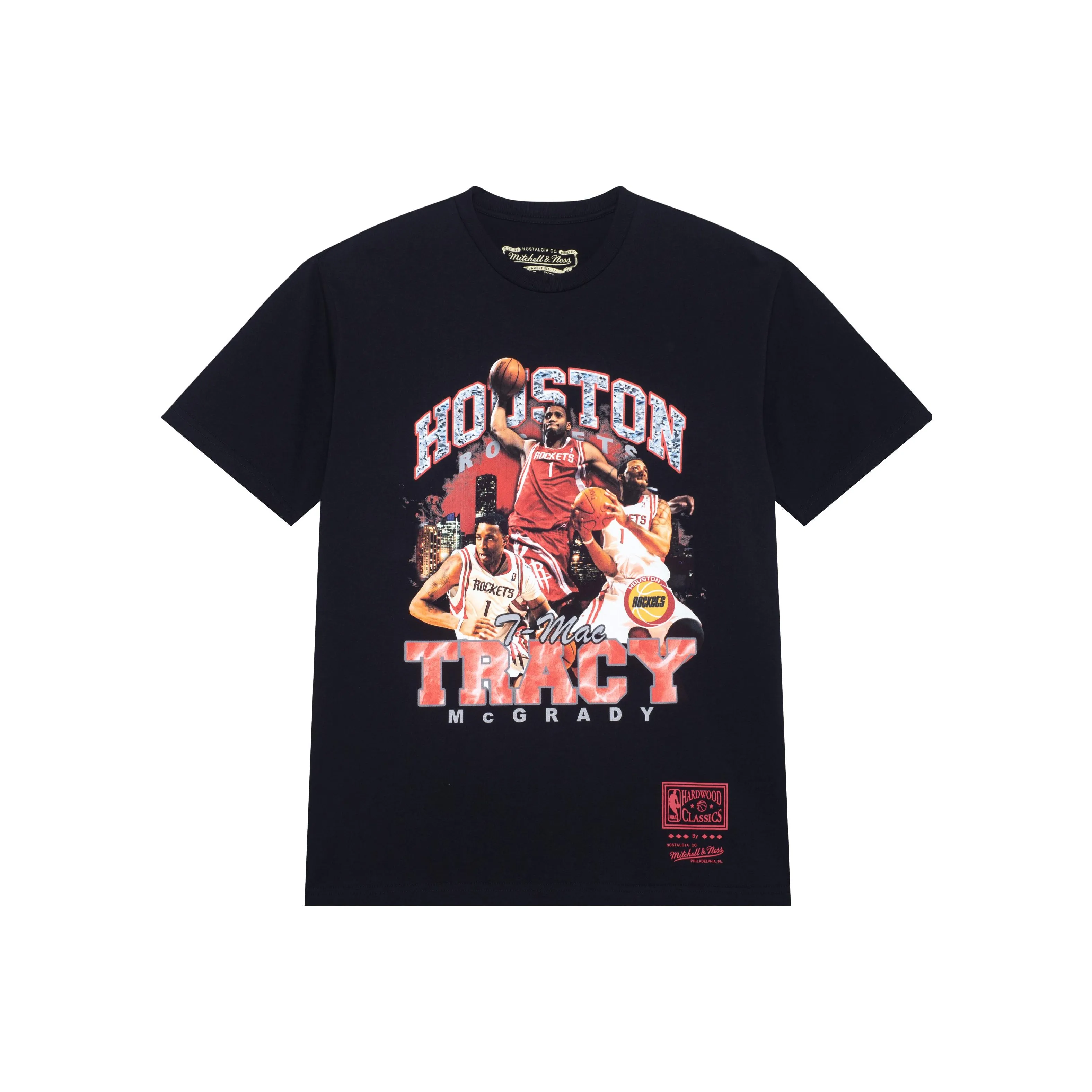 MITCHELL NESS T-Shirt Унисекс Черный