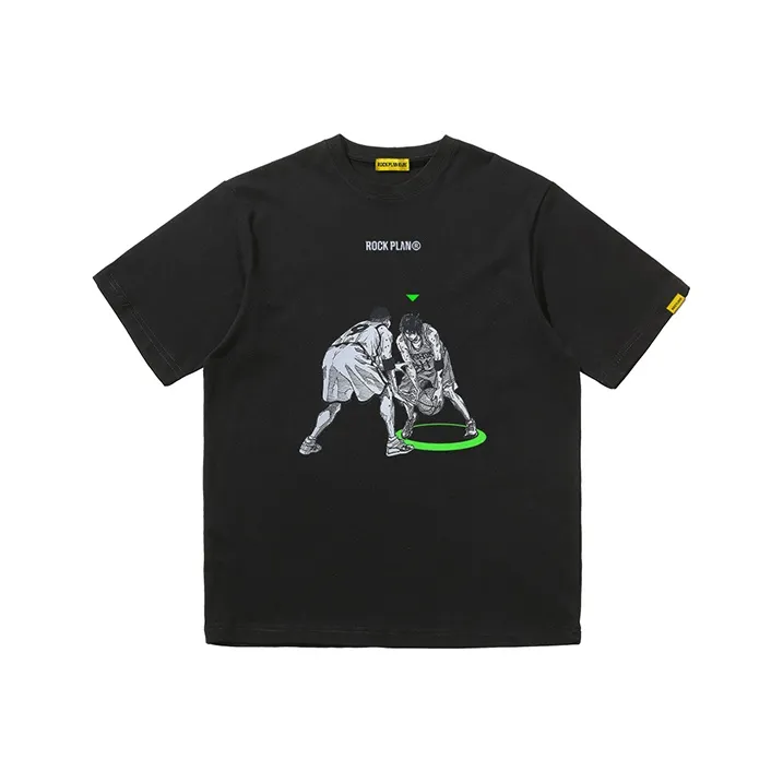 Reclaimed Vintage inspired fitted t-shirt in green with phone print
