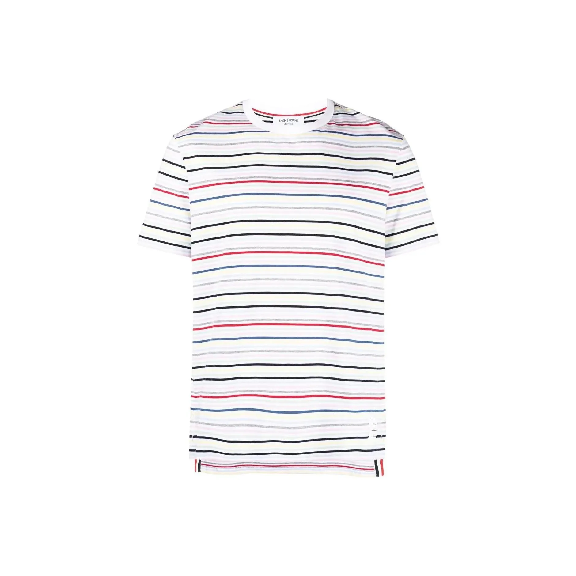 THOM BROWNE Striped Crewneck T Shirt