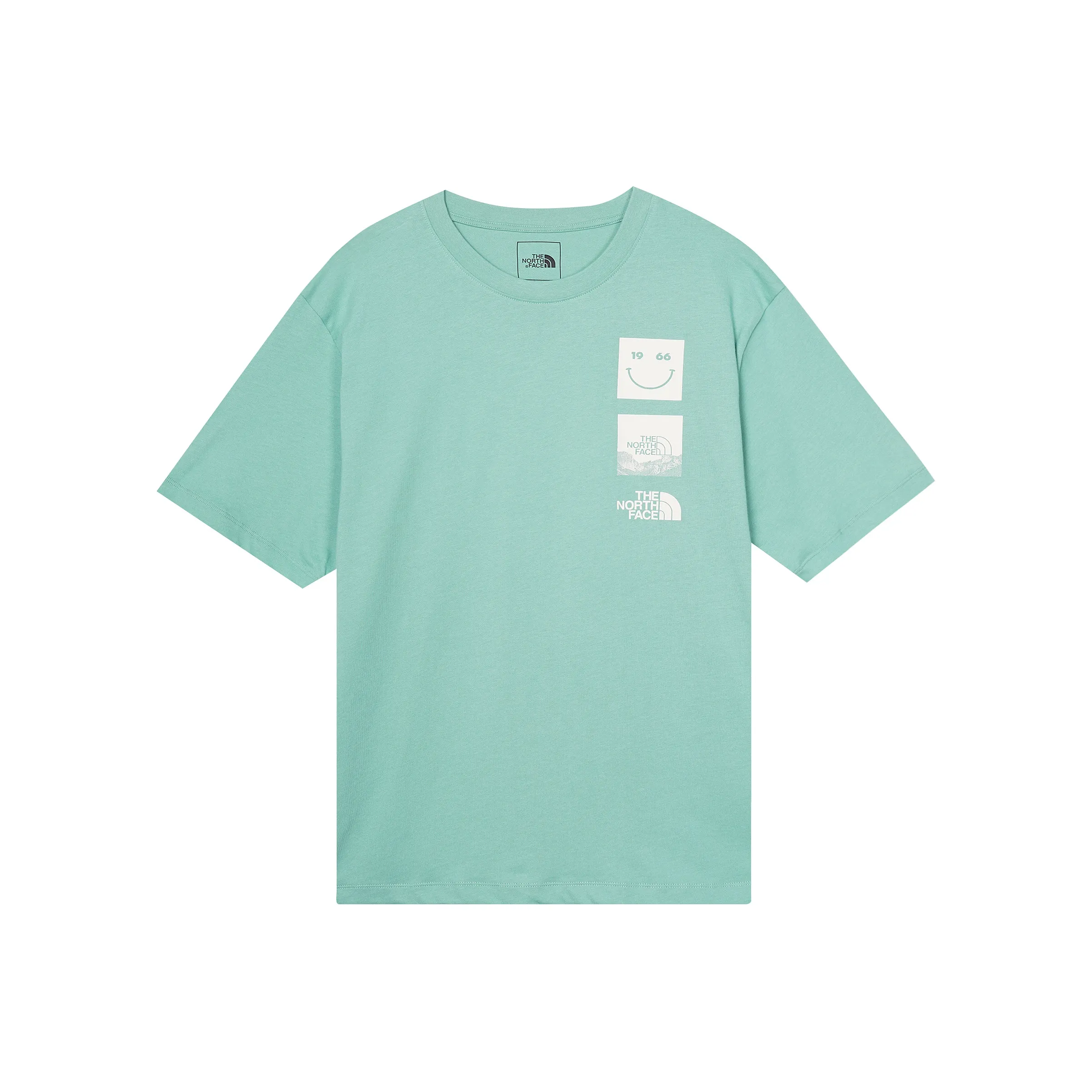 THE NORTH FACE T Shirt Men's Mustard Green