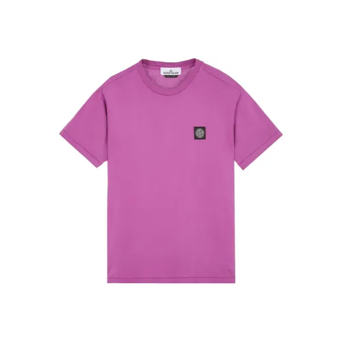 STONE ISLAND Пурпурно-розовые Мужские Рубашки