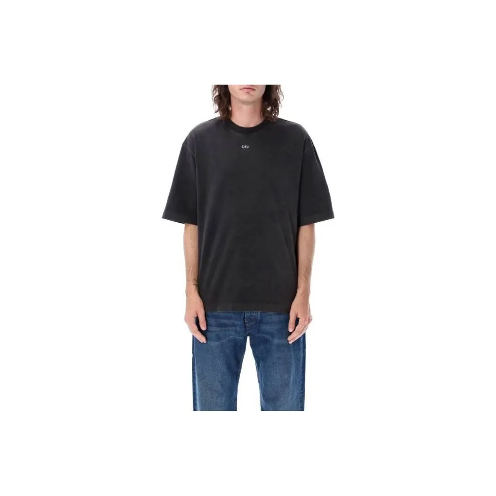 OFF WHITE People Print Cotton T shirt