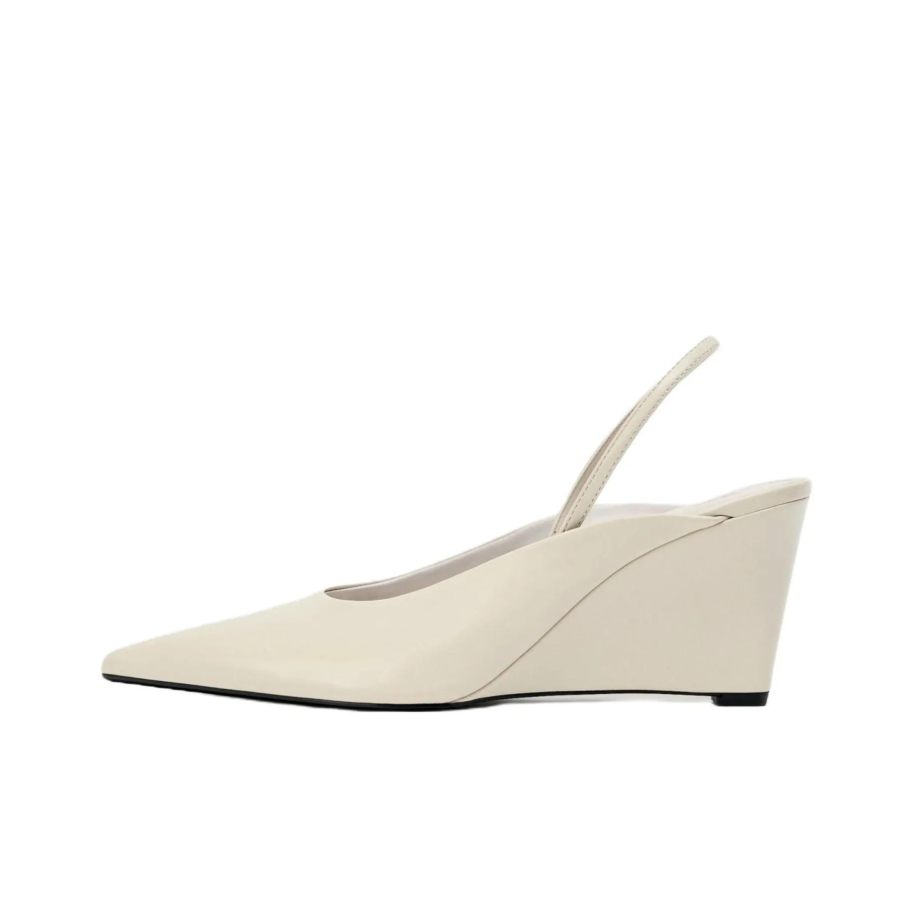 ZARA Wedge Heel High Heels Women's White