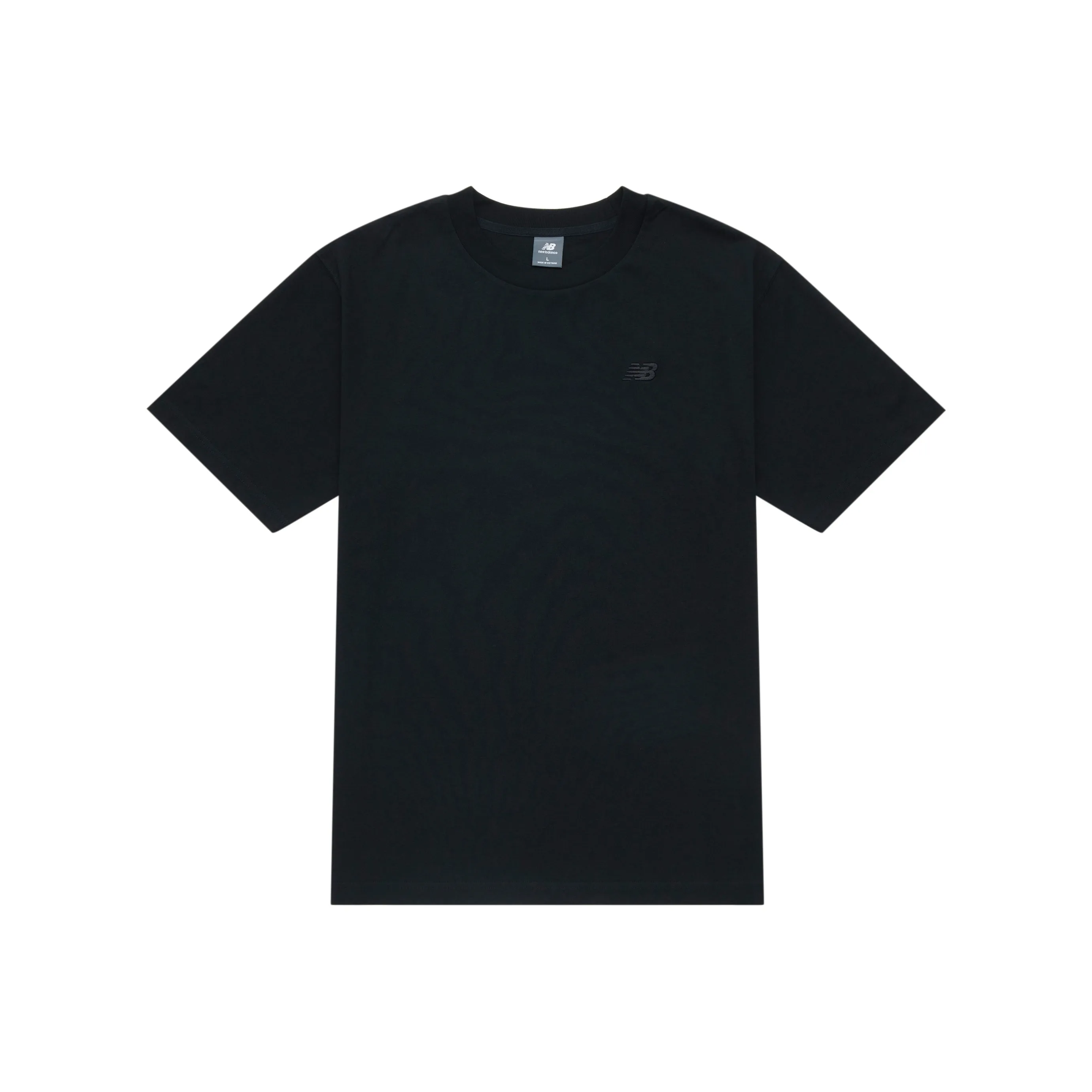 New Balance Короткий рукав Т-рубашка Мужская Черная