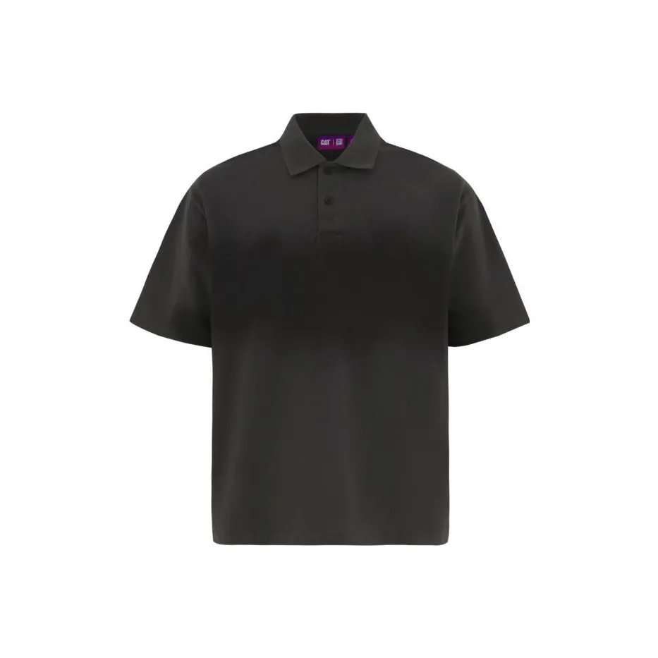 CAT Черная мужская футболка