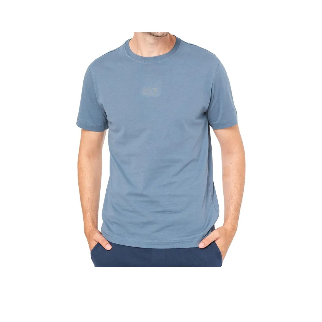 EMPORIO ARMANI T Shirts Men's Gasoline Blue